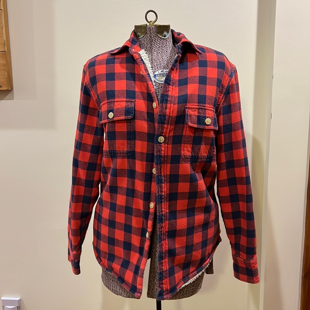 J. Crew Flannel & Fleece Jacket